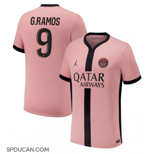 Muški Nogometni Dres Paris Saint-Germain Goncalo Ramos #9 Rezervni 2024-25 Kratak Rukav